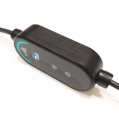 16A Mode 2 Pengisi Daya EV Portabel Tipe 2 Dengan Sensor Suhu