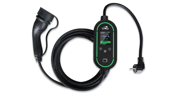 membeli Pengisi daya EV portabel 11kW dengan IP67 Rating dan layar LCD 2,4 inci untuk penggunaan rumah pembuatan online