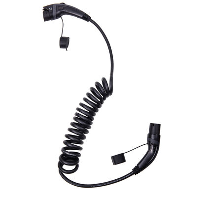 membeli Kabel Pegas IP67 SAE J1772 Tipe 1 ke Tipe 2 Kabel Pengisian Daya EV untuk Pengisian Daya Mode 3 pembuatan online