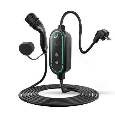 Beli AC EV Portable Charger 3.6kW 7.4KW 11KW Dengan penyesuaian arus pembuatan online