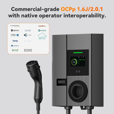 Beli 7kW Smart Home EV Wallbox Charger dengan Perlindungan Keamanan Lanjutan dan Manajemen Pengisian Cerdas pembuatan online