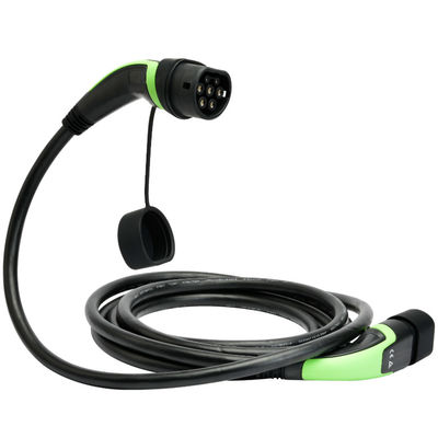 IP66 Tipe 2 Ke Tipe 2 Kabel Pengisian EV Pengisi Daya Mobil Listrik 3 Fase
