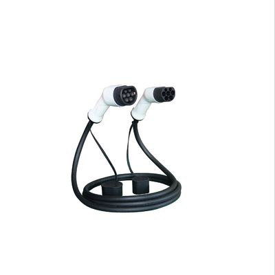 Kuat Ringan Tipe 2 Ke Tipe 2 Kabel Pengisian EV IEC 62196-2 Plug Standar UE