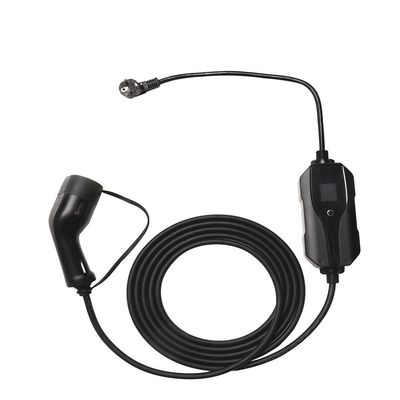 J1772 Type1 Plug 10A 13A 5m Pengisi Daya EV Portabel Dengan Mode Colokan Inggris