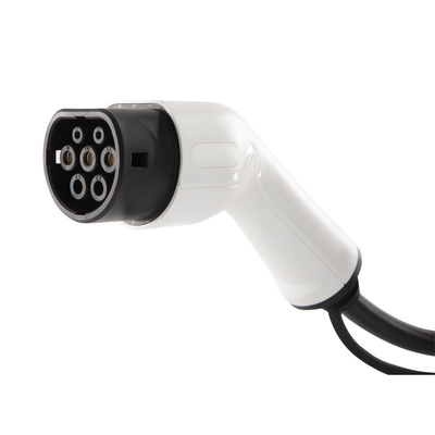 Plug Pengisian Mobil EV OEM Tipe2 hingga Tipe2 16A-32A Kabel Pengisian EV Bahan TPU bersertifikat TUV CE, tahan air IP55