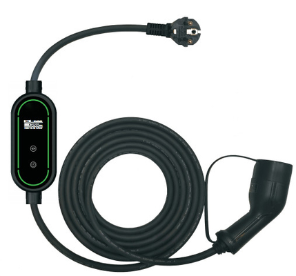 Harga yang pantas Pengisi Daya Mobil Listrik Portabel 3.6kW 16A 250V Mobile EV Chargers dengan Sensor Suhu Steker Schuko EN62752 CE on line