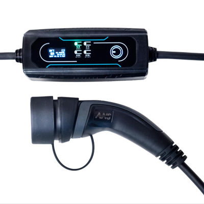 Harga yang pantas 16A 3.6kW Portable EV Charger EU Type Peralatan Pengisian Kendaraan Listrik on line