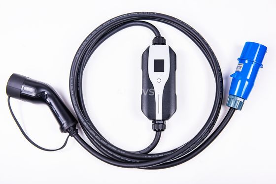 Harga yang pantas Pengisi Daya EV Portabel Tipe 1 Dan Tipe 2 16A Dengan IEC309 CEE Plug on line