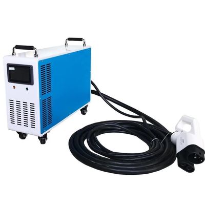 Harga yang pantas DC Fast Quick 15KW 38A Portable EV Charger IP43 Bahan TPU kelas perlindungan on line