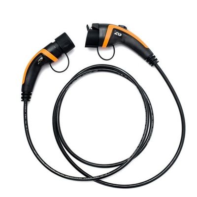 Harga yang pantas IEC 62196 1phase 7kW Tipe 1 Ke Tipe 2 Kabel Pengisian EV on line