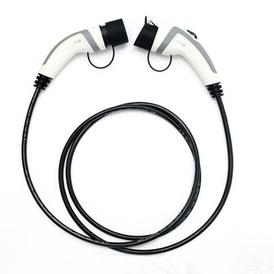 Harga yang pantas TUV Tipe 1 Ke Tipe 2 16A TPU EV Charger Cable White Cladding on line