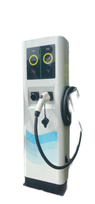 Harga yang pantas IEC 621962-2 Tipe 2 Senjata ganda terintegrasi pengisi daya AC EV yang dipasang di lantai on line