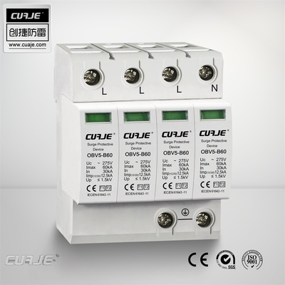 Harga yang pantas 50 KA RCD Circuit Breaker Bukti Getaran T1 T2 Atau T2 T3 Gabungan Power Surge Protector on line